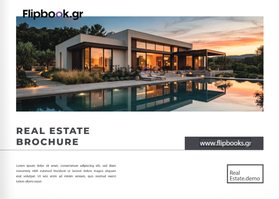 Real Estate Flipbook demo